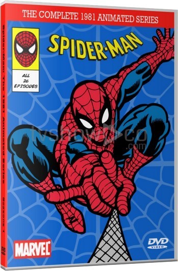 Spider-Man 1981 Animated Series Complete DVD Case